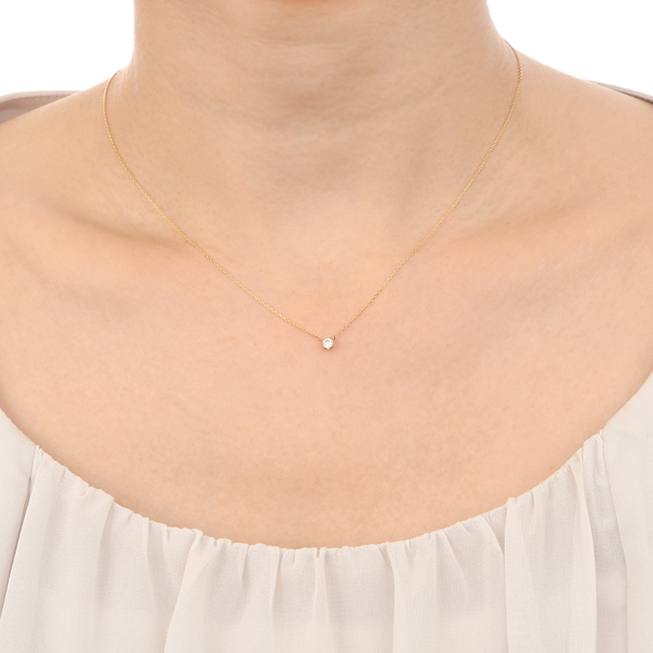 イエローゴールドネックレス