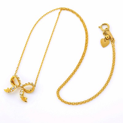 イエローゴールドネックレス