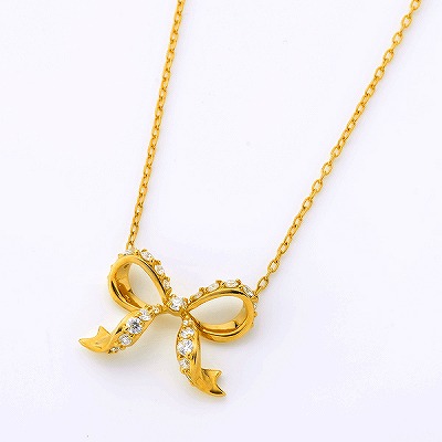 イエローゴールドネックレス