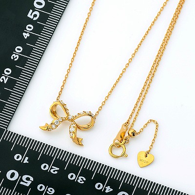 イエローゴールドネックレス