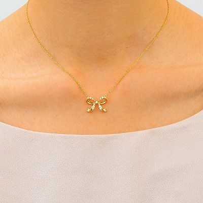 イエローゴールドネックレス