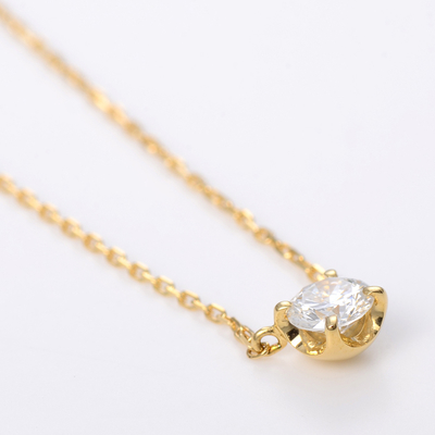 イエローゴールドネックレス