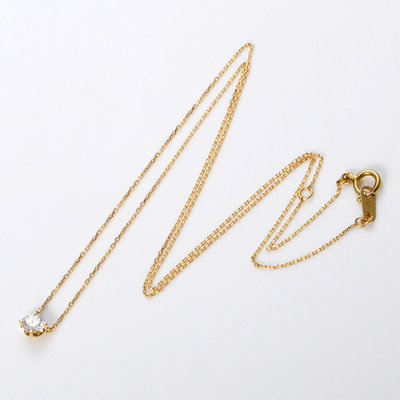 イエローゴールドネックレス