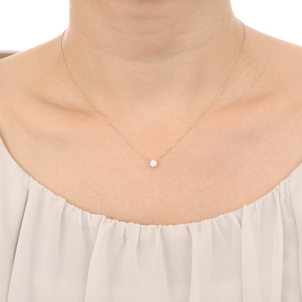 イエローゴールドネックレス