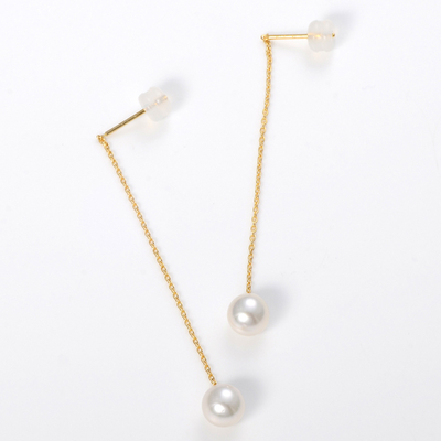 イエローゴールドピアス