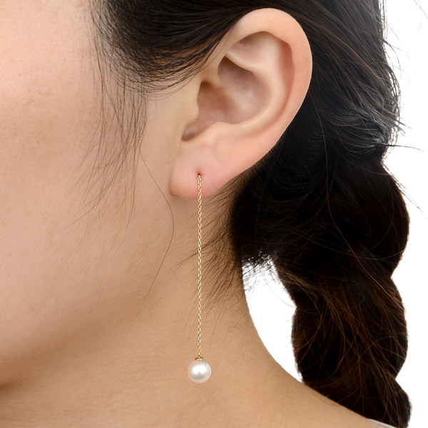 イエローゴールドピアス