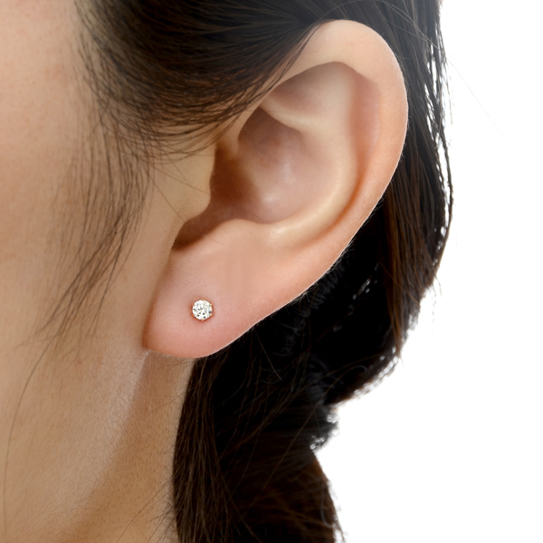 イエローゴールドピアス