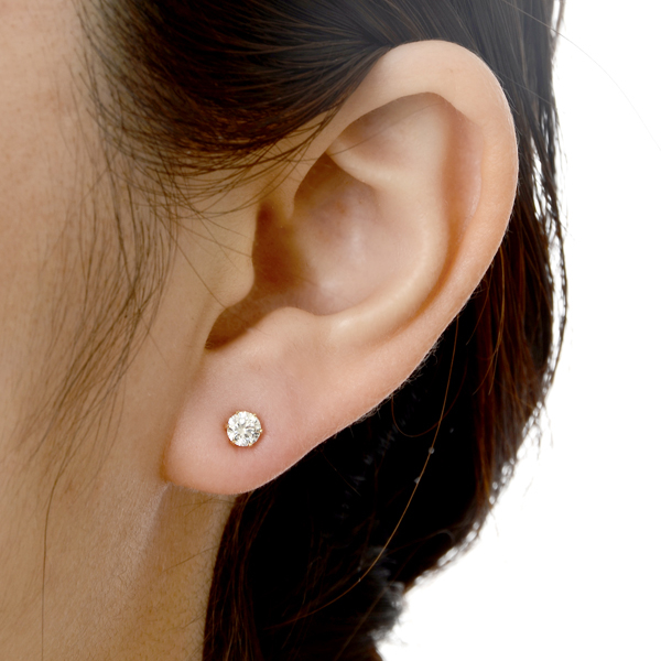 イエローゴールドピアス