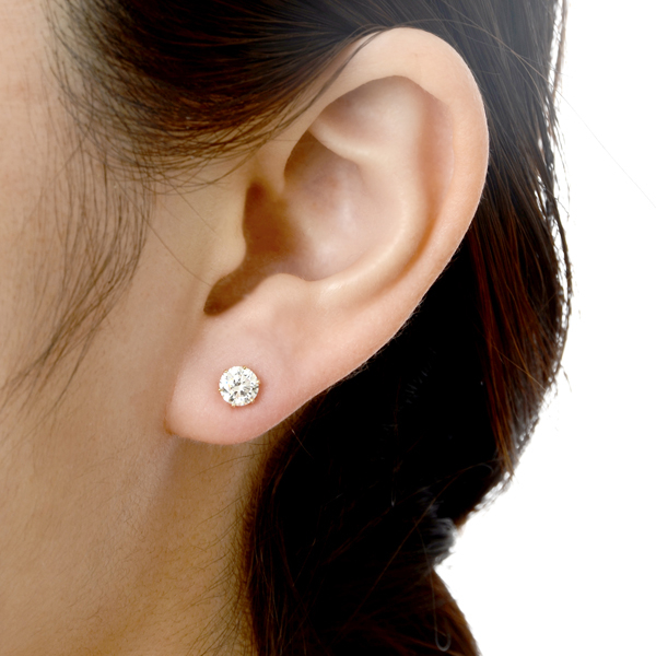 イエローゴールドピアス