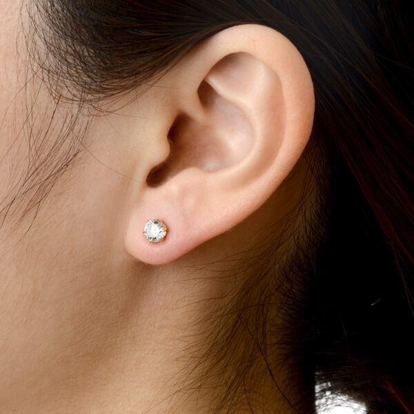 イエローゴールドピアス