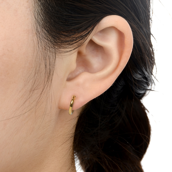 イエローゴールドピアス