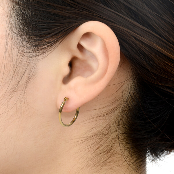 イエローゴールドピアス