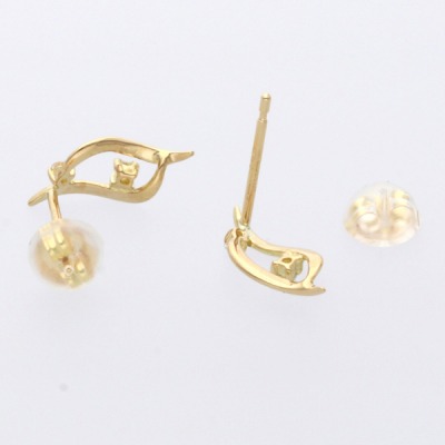 イエローゴールドピアス