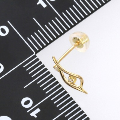 イエローゴールドピアス