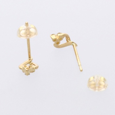 イエローゴールドピアス