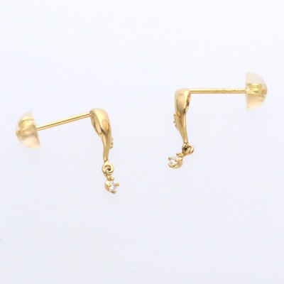 イエローゴールドピアス