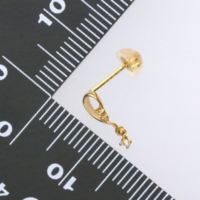 イエローゴールドピアス