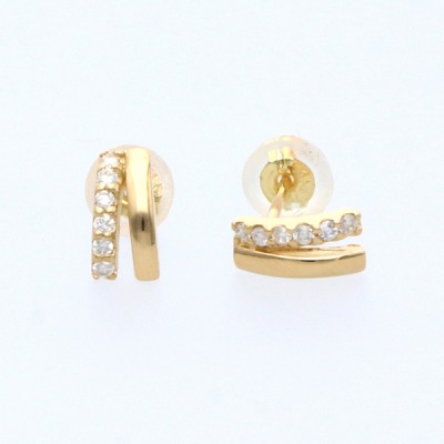 イエローゴールドピアス