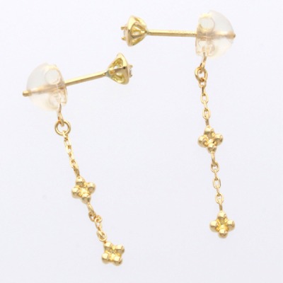 イエローゴールドピアス