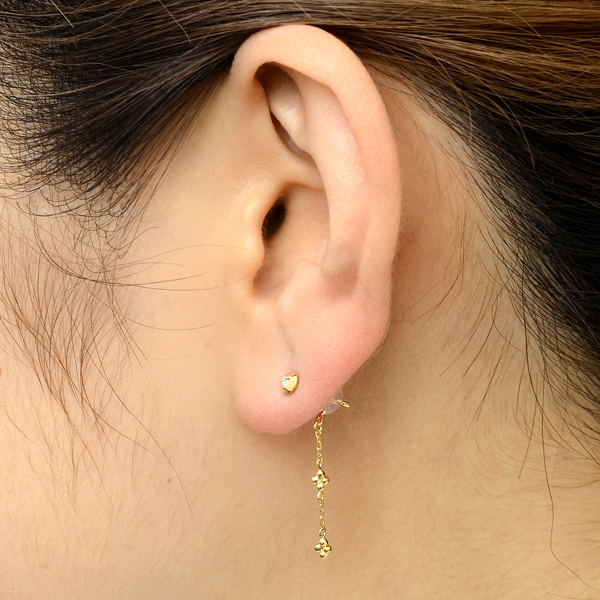 イエローゴールドピアス