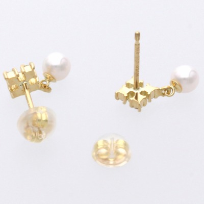 イエローゴールドピアス