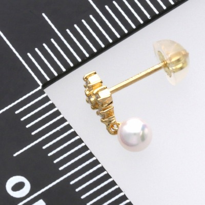 イエローゴールドピアス