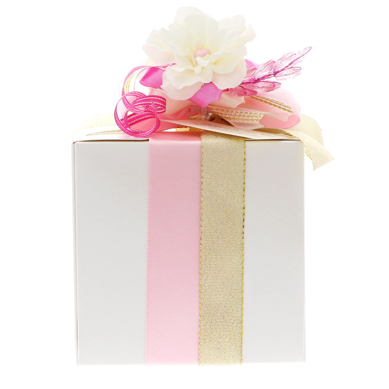 ギフトラッピング ピンク色 メッセージ付 「especially for you ! 」