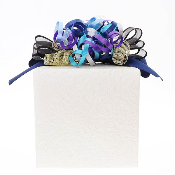 ギフトラッピング 男性向け ネイビー色