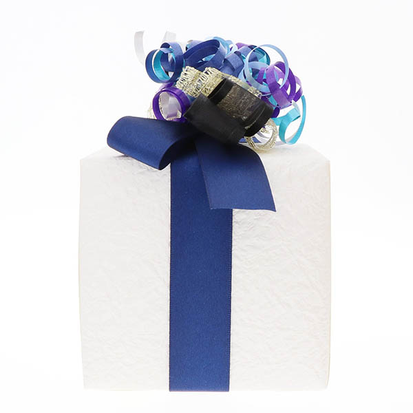 ギフトラッピング 男性向け ネイビー色