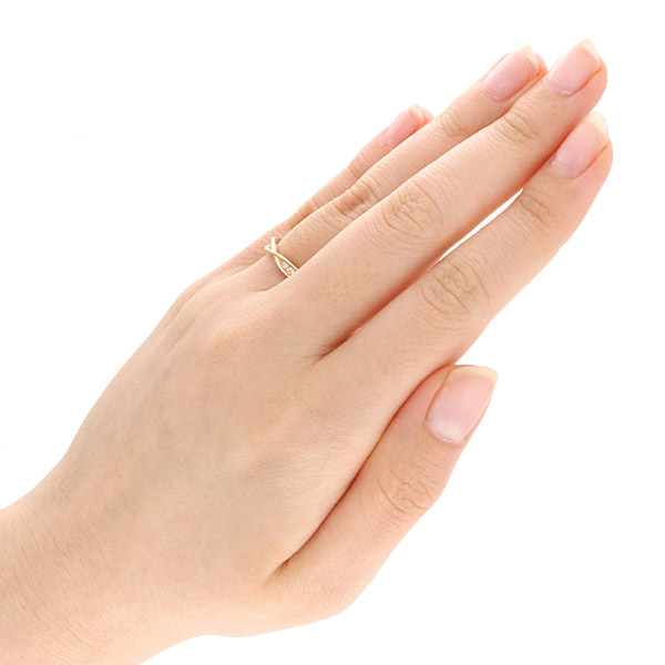 イエローゴールドリング