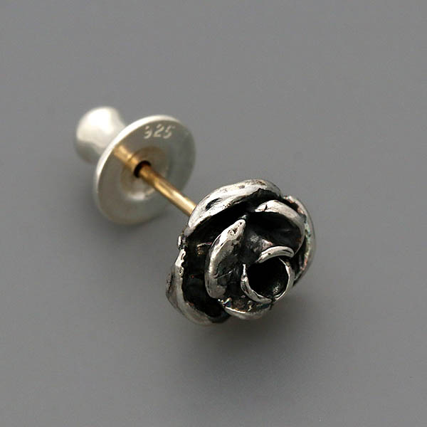 シルバースタッドピアス(片耳用)