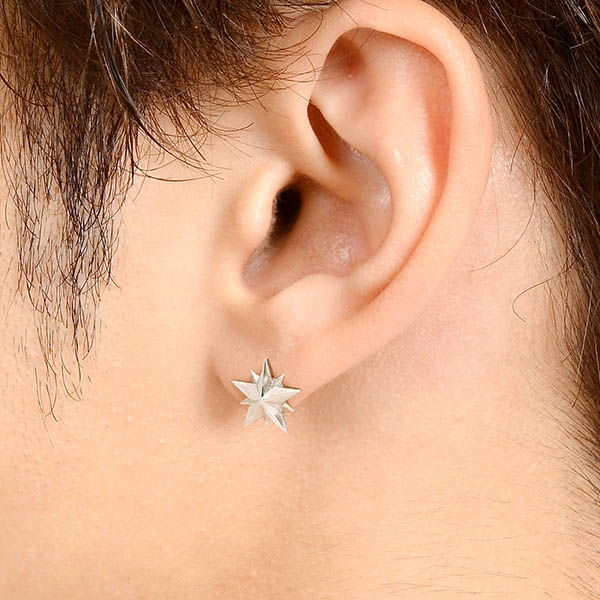 シルバーピアス(片耳用)