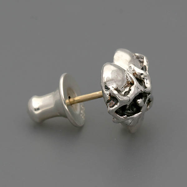 シルバースタッドピアス(片耳用)