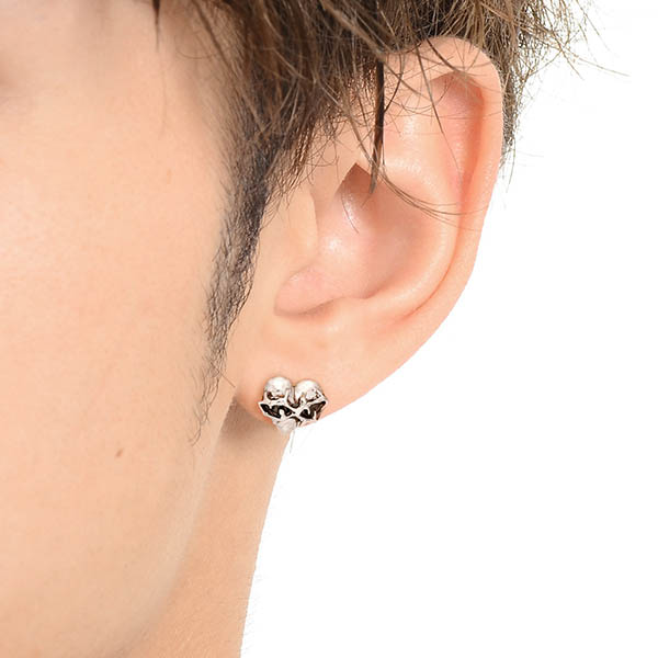 シルバースタッドピアス(片耳用)