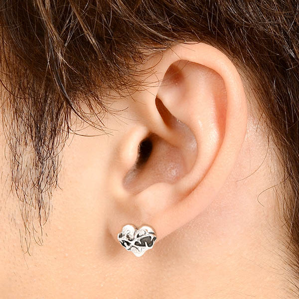 シルバースタッドピアス(片耳用)
