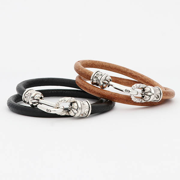 レザーペアブレスレット