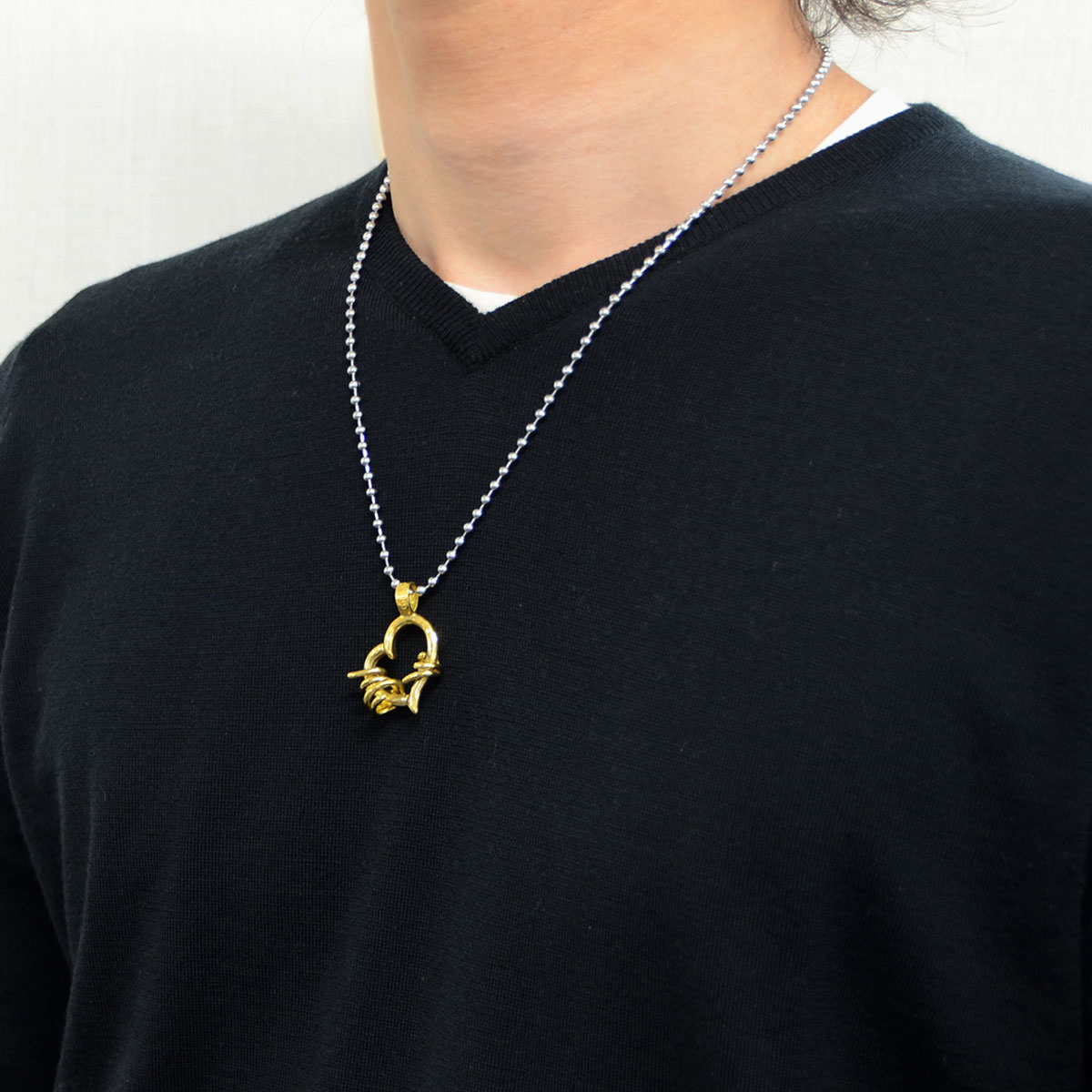 ブラスネックレス
