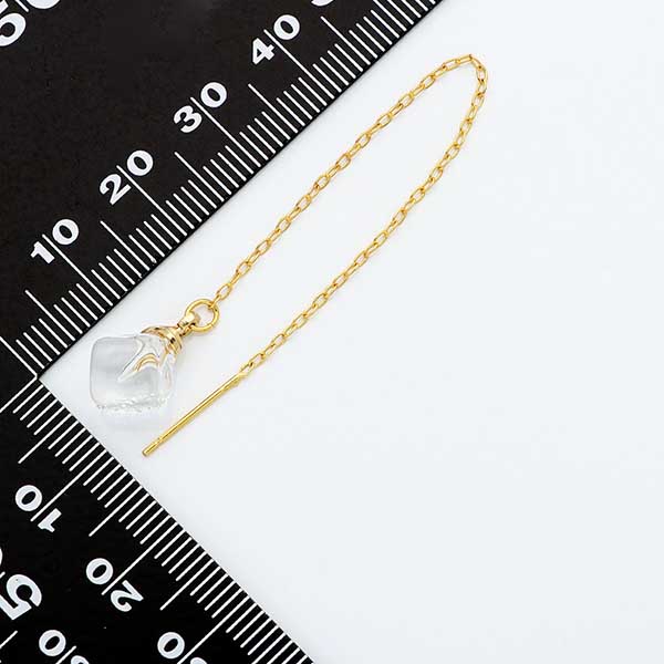 ガラスアメリカンピアス