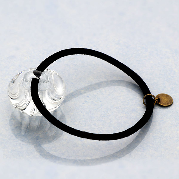 ガラスヘアゴム