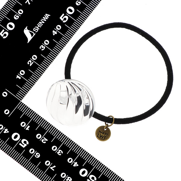 ガラスヘアゴム