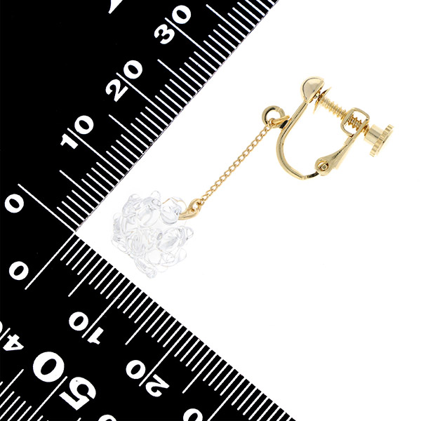 ガラスイヤリング