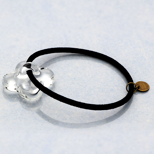 ガラスヘアゴム