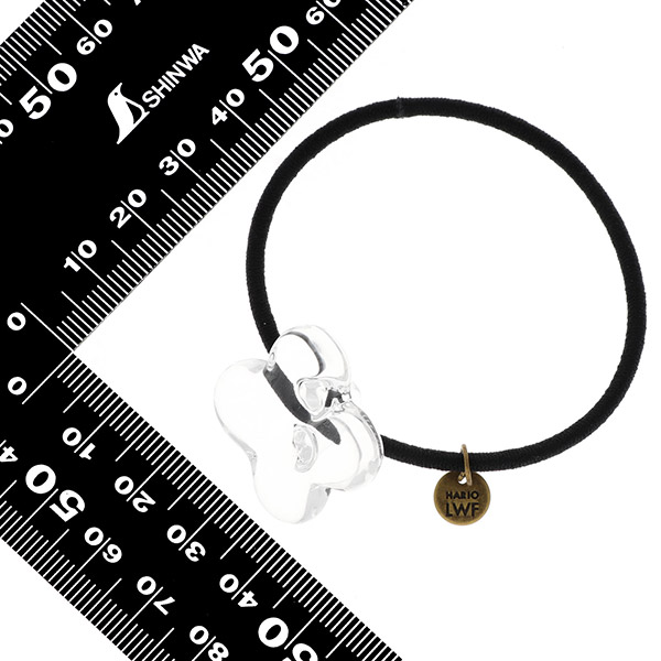 ガラスヘアゴム