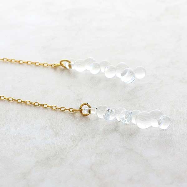 ガラスアメリカンピアス