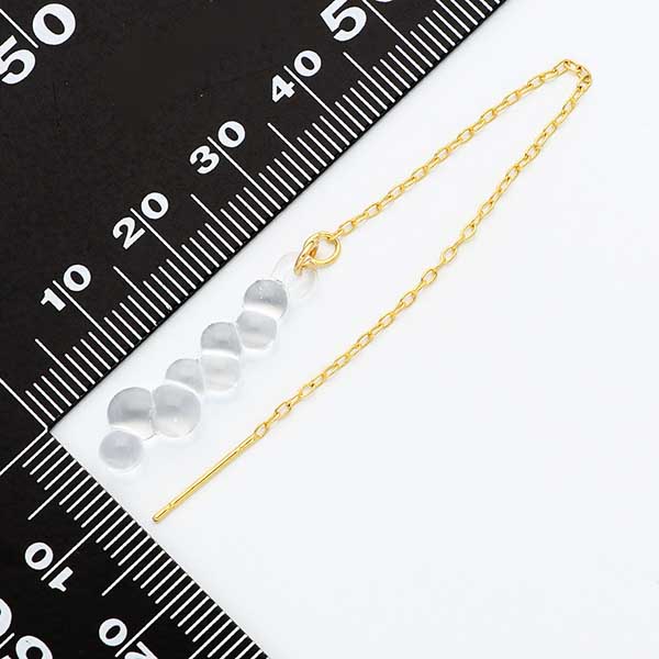 ガラスアメリカンピアス