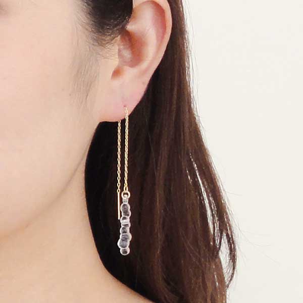 ガラスアメリカンピアス