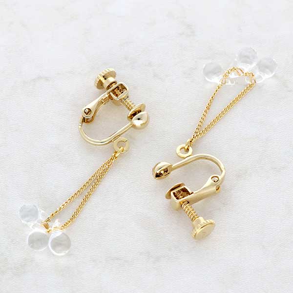 ガラスイヤリング