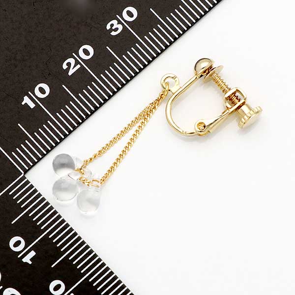 ガラスイヤリング