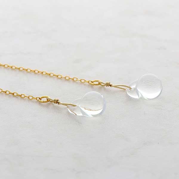 ガラスアメリカンピアス