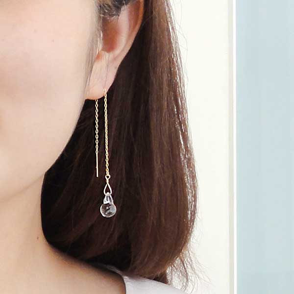 ガラスアメリカンピアス